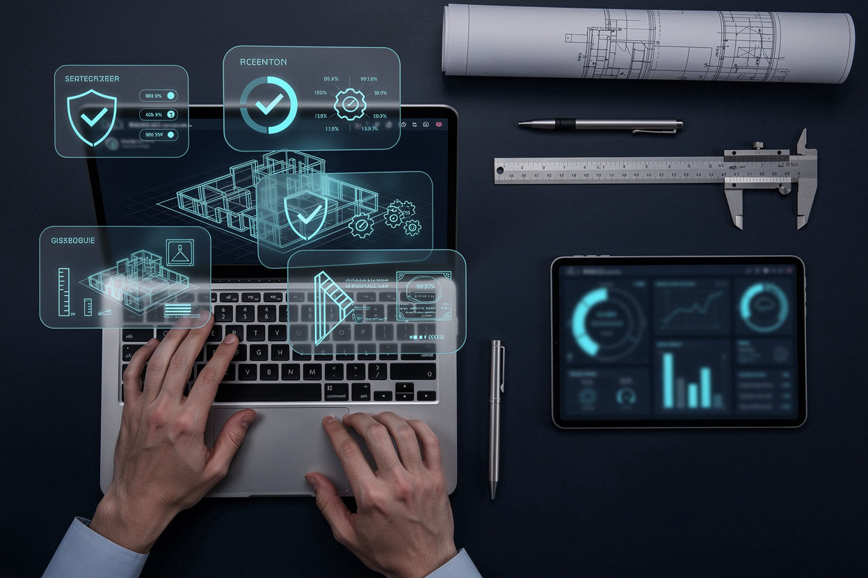 CADFix دقة وموثوقية - نظام فحص مخططات ذكي مع دقة 99.9% وامتثال كود البناء السعودي