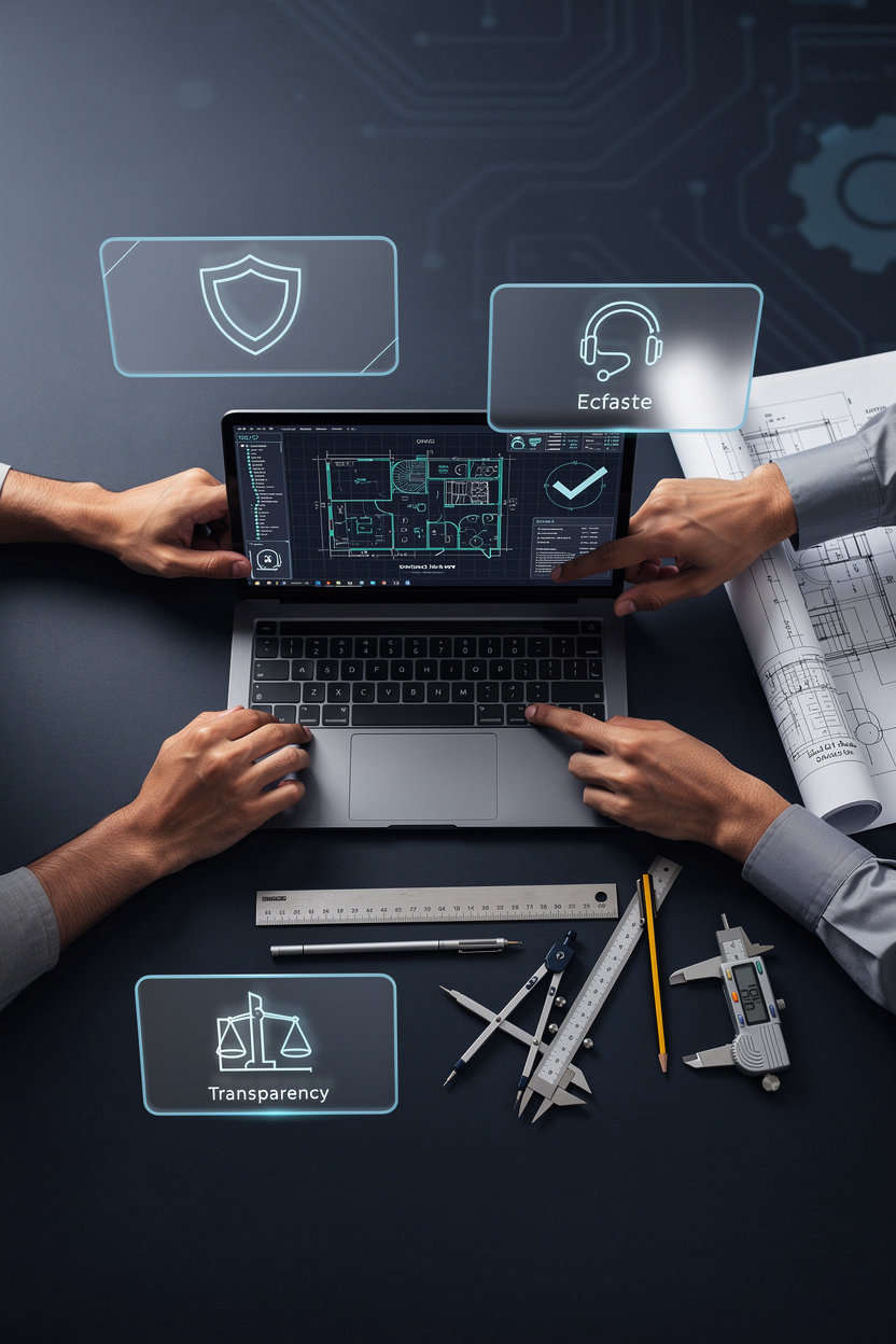 CADFix فريق الدعم الفني والمهندسين المتخصصين في فحص مخططات AutoCAD